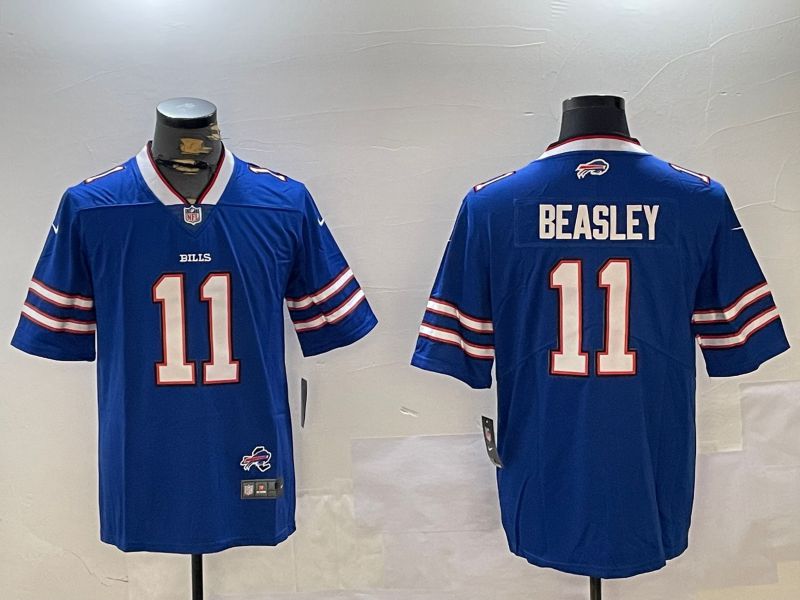 Men Buffalo Bills #11 Beasley Blue Second generation 2024 Nike Limited NFL Jersey style 2->buffalo bills->NFL Jersey